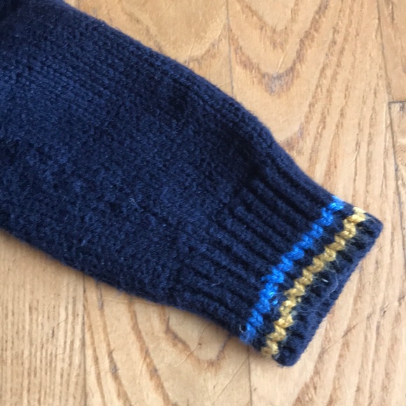 Navy Gap Ship Cardigan Sweater - Picture 3 of 9